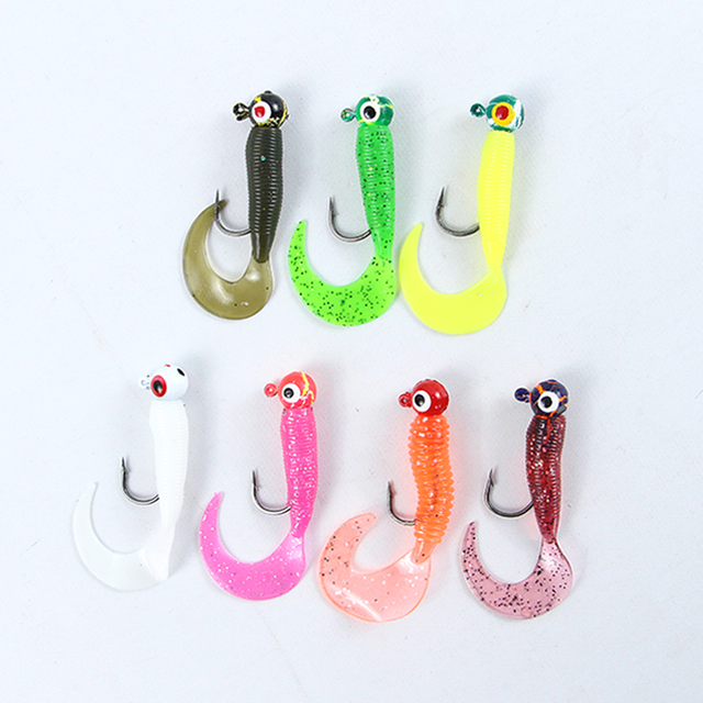 Curly Tail Jig Soft Bait Kit