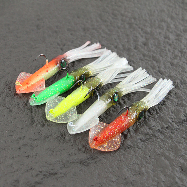 Squid Jig Head Lure 14cm 35g