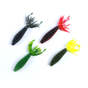 Black Glitter Soft Bait 90mm