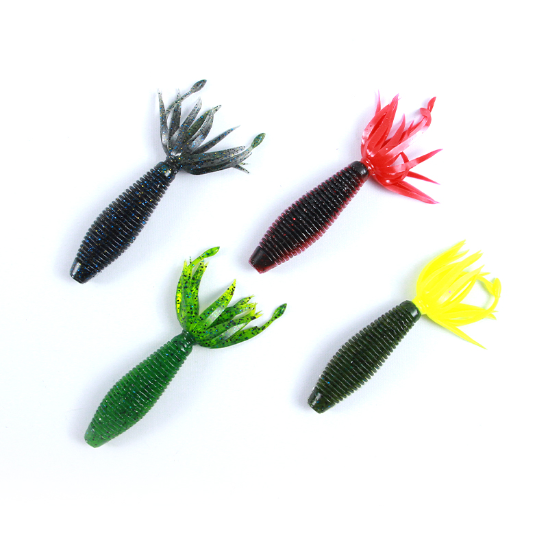 Black Glitter Soft Bait 90mm