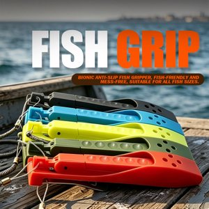 Selco Heavy Duty ABS Fishing Tackle Bionic Fish Lip Gripper with Serrated Jaw for Freshwater Fishing