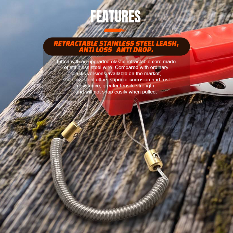 Selco Heavy Duty ABS Fishing Tackle Bionic Fish Lip Gripper with Serrated Jaw for Freshwater Fishing